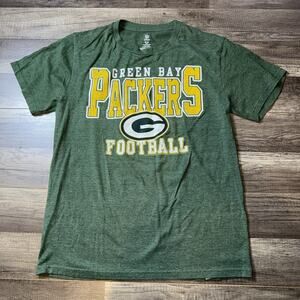 Green Bay Packers NFL Team Apparel Men’s Medium Green T-Shirt Football Tee